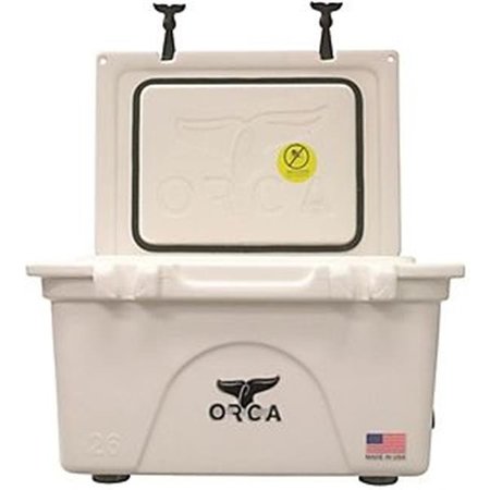 ORCA Orca 3449998 ORCW026 26 qt. Insulated Cooler; White 3449998